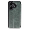 Xiaomi Redmi 13 4G Kılıf Flip Cover - Koyu Yeşil