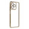 Xiaomi Redmi 13 4G Kılıf Lensli Silikon - Gold