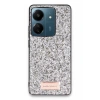 Xiaomi Redmi 13C Bright Simli Kapak - Gümüş