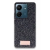 Xiaomi Redmi 13C Bright Simli Kapak - Siyah