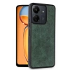 Xiaomi Redmi 13C Kılıf Aras Deri Kapak - Koyu Yeşil
