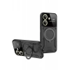 Xiaomi Redmi 13C Kılıf Joy Lens Standlı Kapak - Siyah