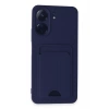 Xiaomi Redmi 13C Kılıf Kelvin Kartvizitli Silikon - Lacivert