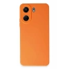 Xiaomi Redmi 13C Kılıf Nano içi Kadife Silikon - Turuncu