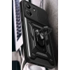 Xiaomi Redmi 13C Kılıf Pars Lens Yüzüklü Silikon - Yeşil