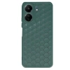 Xiaomi Redmi 13C Kılıf Petek Silikon Kapak - Koyu Yeşil