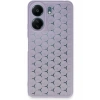 Xiaomi Redmi 13C Kılıf Petek Silikon Kapak - Lila