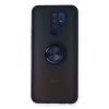 Xiaomi Redmi 9 Kılıf Montreal Yüzüklü Silikon Kapak - Lacivert