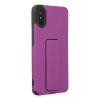 Xiaomi Redmi 9A Kılıf Mega Standlı Silikon - Mor