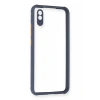 Xiaomi Redmi 9A Kılıf Miami Şeffaf Silikon - Gri