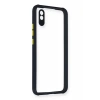 Xiaomi Redmi 9A Kılıf Miami Şeffaf Silikon - Lacivert
