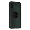 Xiaomi Redmi 9A Kılıf Montreal Yüzüklü Silikon Kapak - Siyah