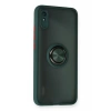 Xiaomi Redmi 9A Kılıf Montreal Yüzüklü Silikon Kapak - Yeşil