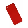 Xiaomi Redmi 9A Kılıf Nano içi Kadife Silikon - Kırmızı