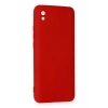 Xiaomi Redmi 9A Kılıf Nano içi Kadife Silikon - Kırmızı