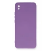 Xiaomi Redmi 9A Kılıf Nano içi Kadife Silikon - Mor