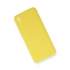 Xiaomi Redmi 9A Kılıf Nano içi Kadife Silikon - Sarı