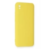 Xiaomi Redmi 9A Kılıf Nano içi Kadife Silikon - Sarı