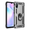 Xiaomi Redmi 9A Kılıf Sofya Yüzüklü Silikon Kapak - Gümüş