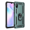 Xiaomi Redmi 9A Kılıf Sofya Yüzüklü Silikon Kapak - Yeşil