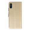 Xiaomi Redmi 9A Kılıf Trend S Plus Kapaklı Kılıf - Gold