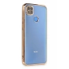 Xiaomi Redmi 9C Kılıf Lensli Silikon - Gold