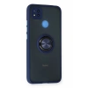 Xiaomi Redmi 9C Kılıf Montreal Yüzüklü Silikon Kapak - Lacivert