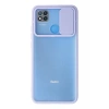 Xiaomi Redmi 9C Kılıf Palm Buzlu Kamera Sürgülü Silikon - Lila