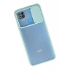 Xiaomi Redmi 9C Kılıf Palm Buzlu Kamera Sürgülü Silikon - Turkuaz