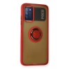 Xiaomi Redmi 9T Kılıf Montreal Yüzüklü Silikon Kapak - Kırmızı