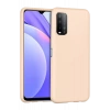 Xiaomi Redmi 9T Kılıf Nano içi Kadife Silikon - Pudra