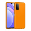 Xiaomi Redmi 9T Kılıf Nano içi Kadife Silikon - Turuncu
