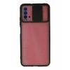 Xiaomi Redmi 9T Kılıf Palm Buzlu Kamera Sürgülü Silikon - Siyah