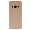 Xiaomi Redmi A3 4G Kılıf Nano içi Kadife Silikon - Pudra