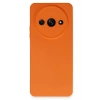 Xiaomi Redmi A3 4G Kılıf Nano içi Kadife Silikon - Turuncu