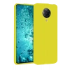 Xiaomi Redmi K30 Pro Kılıf Nano içi Kadife Silikon - Sarı