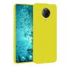 Xiaomi Redmi K30 Pro Kılıf Nano içi Kadife Silikon - Sarı