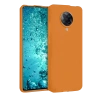 Xiaomi Redmi K30 Pro Kılıf Nano içi Kadife Silikon - Turuncu