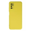 Xiaomi Redmi Note 10 5G Kılıf Nano içi Kadife Silikon - Sarı