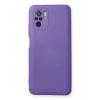 Xiaomi Redmi Note 10 Kılıf Nano içi Kadife Silikon - Mor