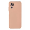 Xiaomi Redmi Note 10 Kılıf Nano içi Kadife Silikon - Pudra