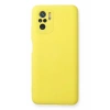 Xiaomi Redmi Note 10 Kılıf Nano içi Kadife Silikon - Sarı
