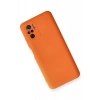 Xiaomi Redmi Note 10 Kılıf Nano içi Kadife Silikon - Turuncu