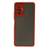 Xiaomi Redmi Note 10 Pro Kılıf Montreal Silikon Kapak - Kırmızı