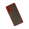 Xiaomi Redmi Note 10 Pro Kılıf Montreal Silikon Kapak - Kırmızı