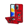 Xiaomi Redmi Note 10 Pro Kılıf Pars Lens Yüzüklü Silikon - Kırmızı