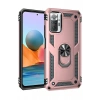 Xiaomi Redmi Note 10 Pro Kılıf Sofya Yüzüklü Silikon Kapak - Rose