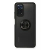 Xiaomi Redmi Note 11 Kılıf Montreal Yüzüklü Silikon Kapak - Siyah