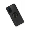 Xiaomi Redmi Note 11 Kılıf Montreal Yüzüklü Silikon Kapak - Siyah