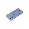 Xiaomi Redmi Note 11 Pro Kılıf Kelvin Kartvizitli Silikon - Lila